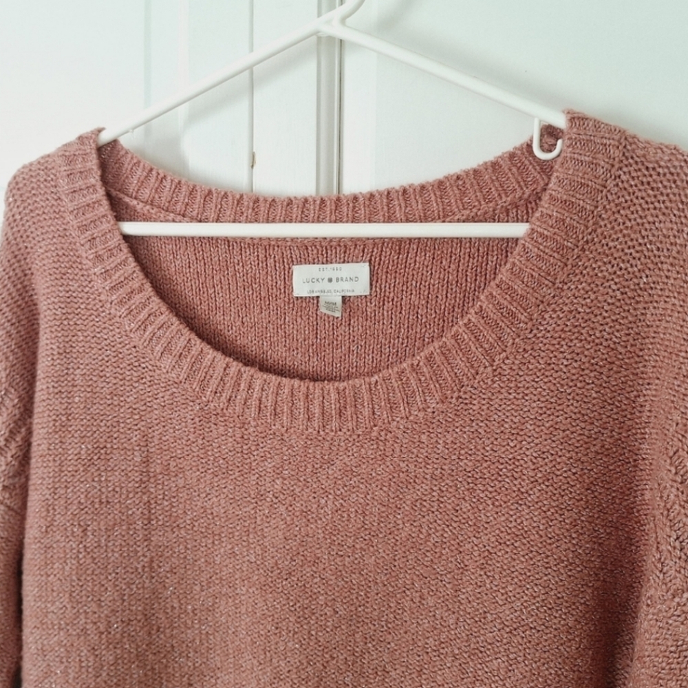 Lucky Brand lace-up sweater - Picture 2 of 6